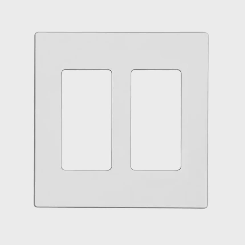 LT| 2 Gang Screwless Cover Plate