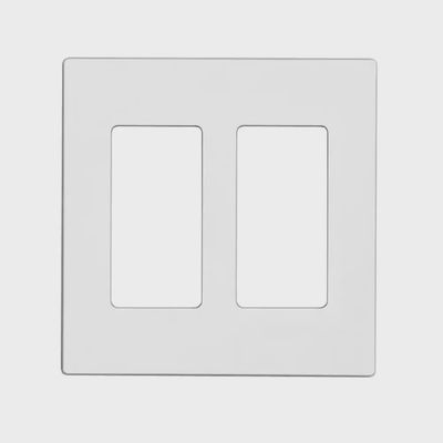 LT| 2 Gang Screwless Cover Plate