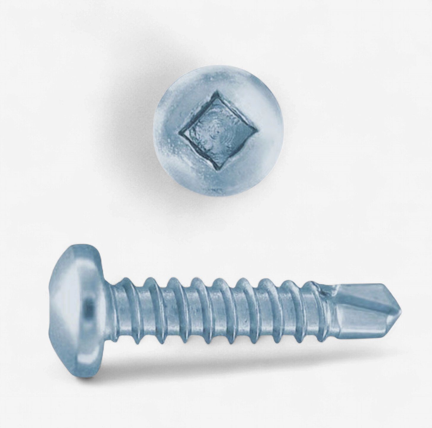 #10 x 1-1/4” Drill-X Pan Hd SQ DR - Self Drill Metal Screw