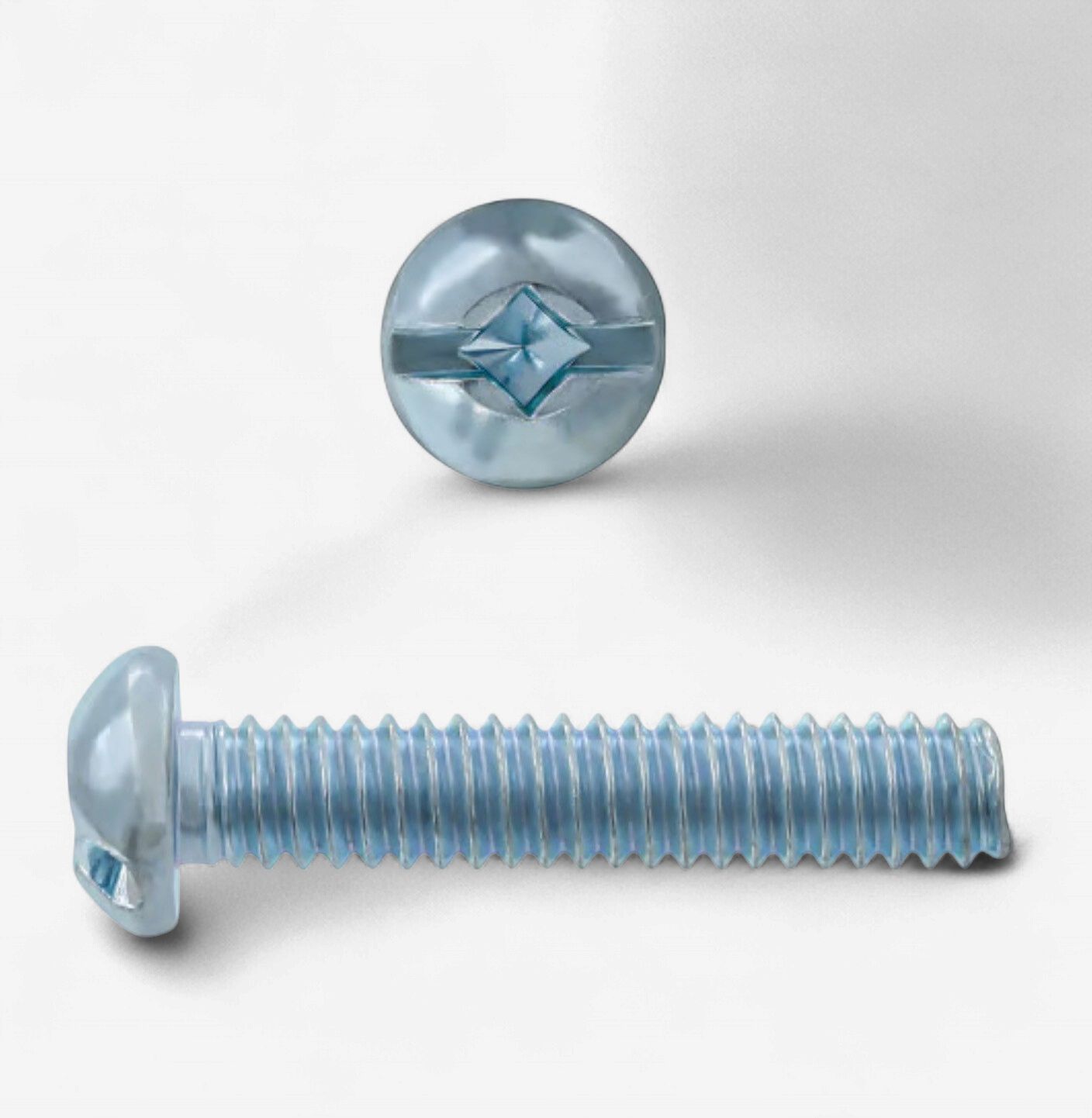 #6-32 x 1” Round Head Square/Slot Drive Machine Screws