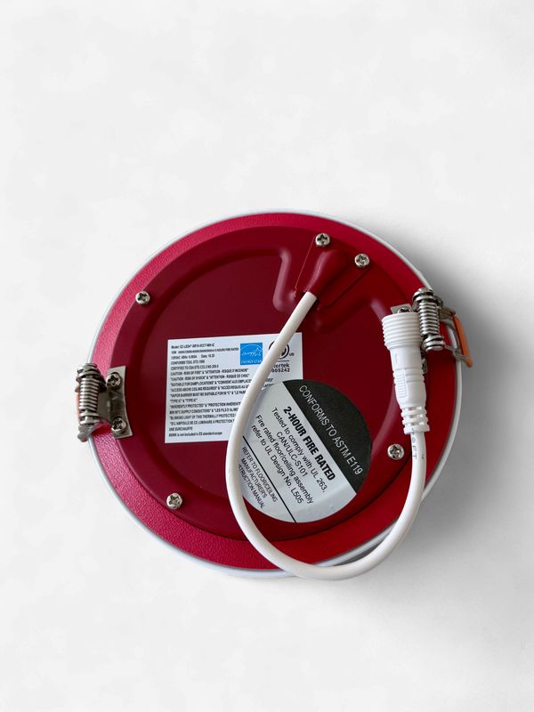 4” Slim Fire Rated Recessed Downlight - 5CCT