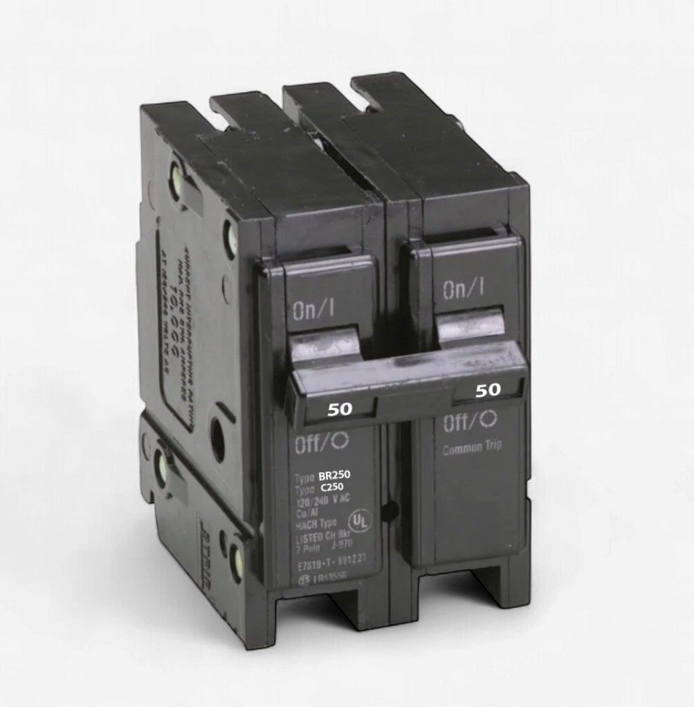 Double Pole 50A Breaker (BR250)