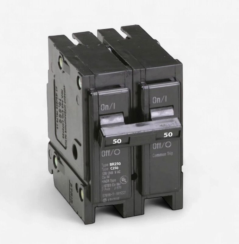 Double Pole 50A Breaker (BR250)
