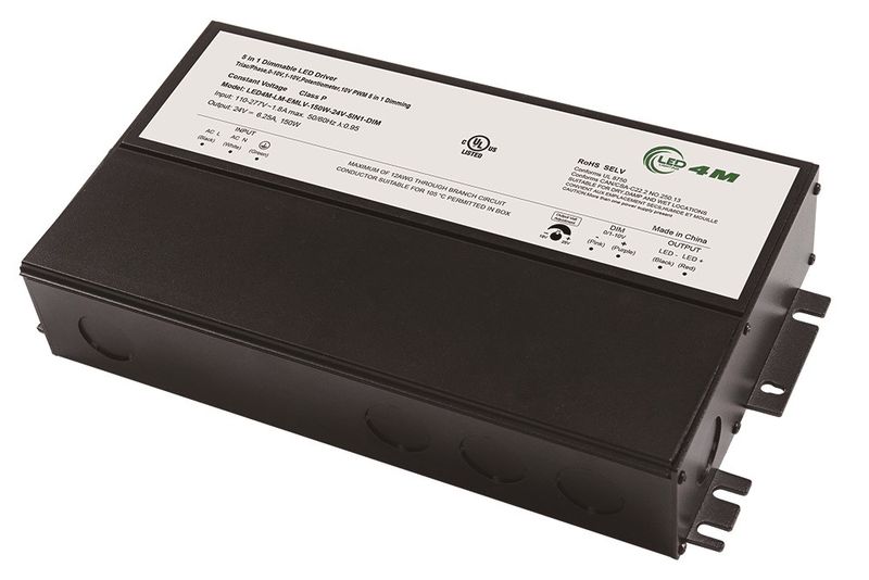 4M| Driver 5 in 1 192W/24V - Triac Dimmable - Class 2