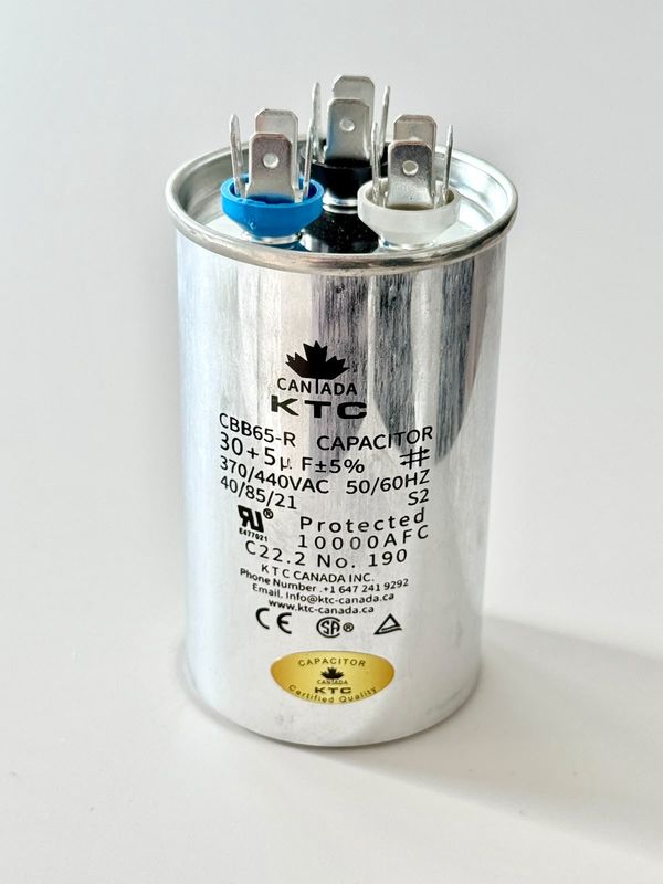 CBB65 Capacitor - 30+5uF 370/440V
