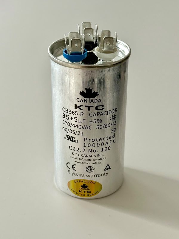 CBB65 Capacitor - 35+5uF 370/440V