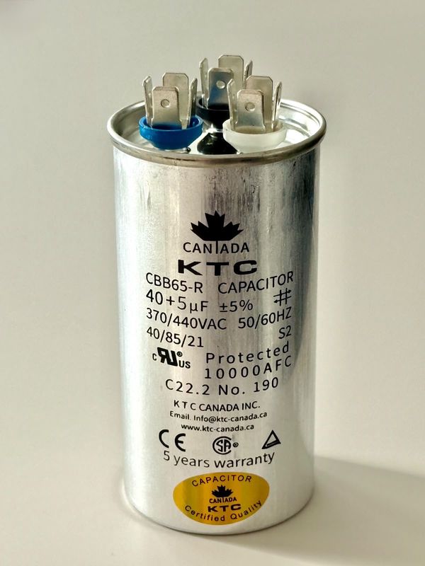 CBB65 Capacitor - 40+5uF 370/440V