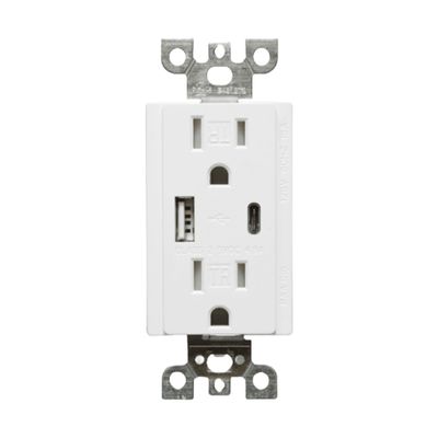USB Receptacle Type A &amp; C | 20Amp