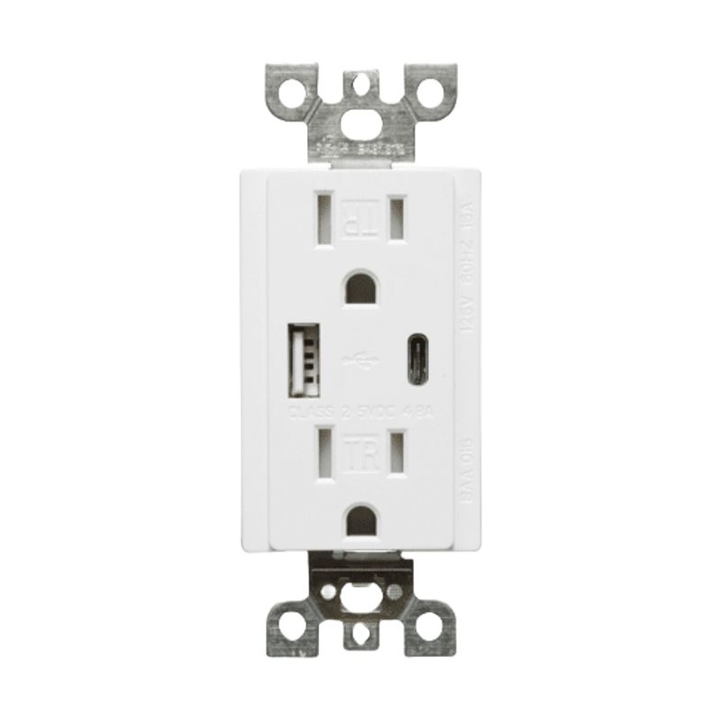 USB Receptacle Type A &amp; C | 20Amp