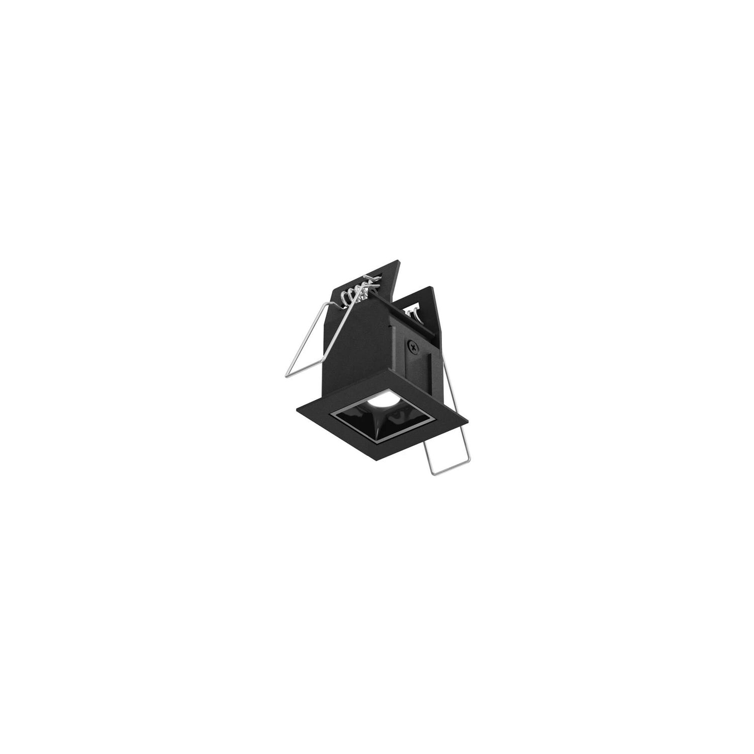 Single &amp; Multi Spot Recessed Downlight - Pinpoint, Colour: Black, Spots: Single