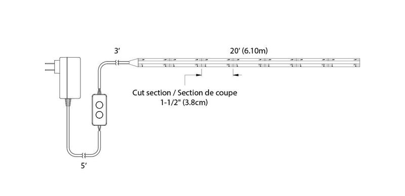 COB Tape Kit - 5CCT - 24V