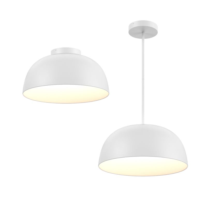 20" 2in1 Flush Mount and Pendant Fixture - Napa