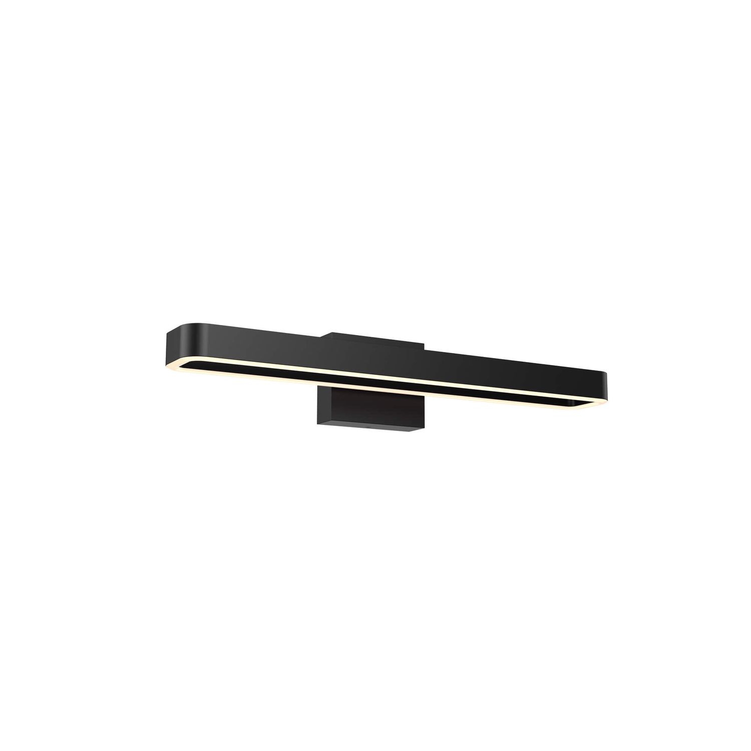 Aria Wall Light, Colour: Black, Size: 24"
