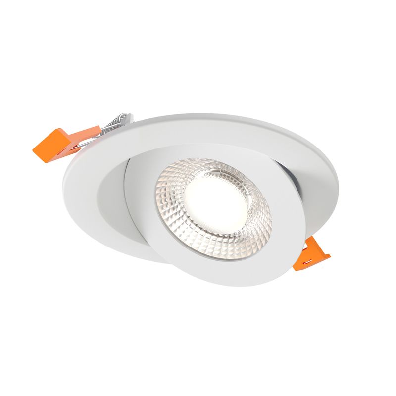 4" Flat Gimbal Recessed Light - Pivot
