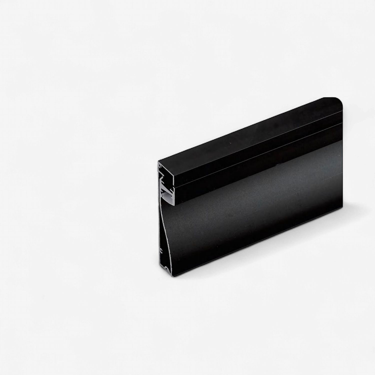 D Baseboard Aluminium Profile - Black Finish | NX