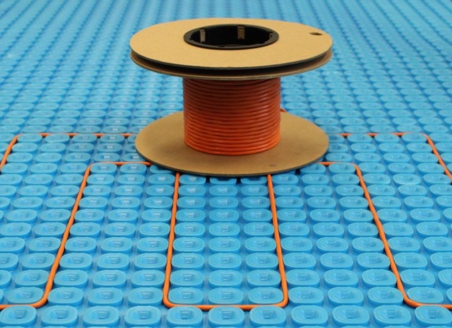 Interior Floor Warming Cable, Length: 52 SQ F, Voltage: 120V