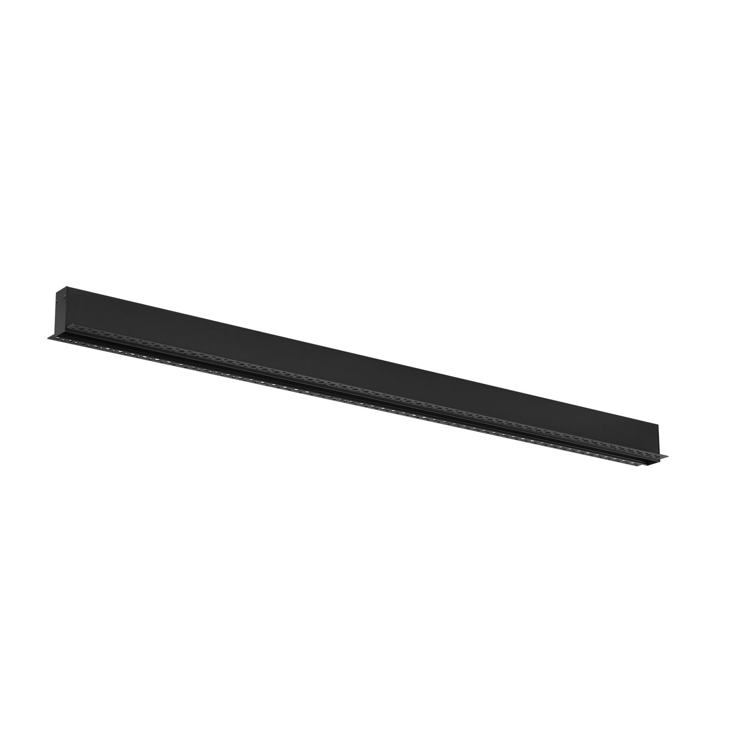 Magnetic Recessed Track, Colour: Black, Length: 1M