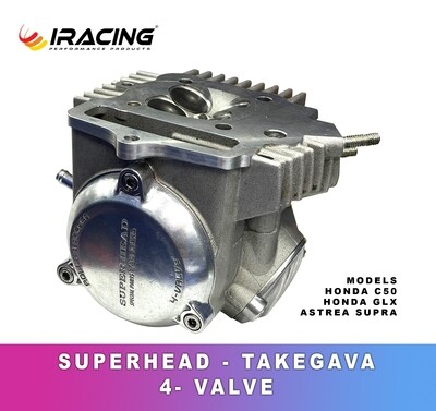 Honda Monkey 4V Κεφαλη Superhead Full Set + Camshaft 15/20 Takegawa