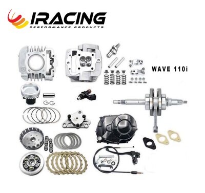 Honda Wave 110 Kιτ βελτιωσης στροφαλος - κυλινδροπιστονο - κιτ συμπλεκτη - τρομπα λαδιου racing - Κεφαλη 4V KWW racing *Hispeed*