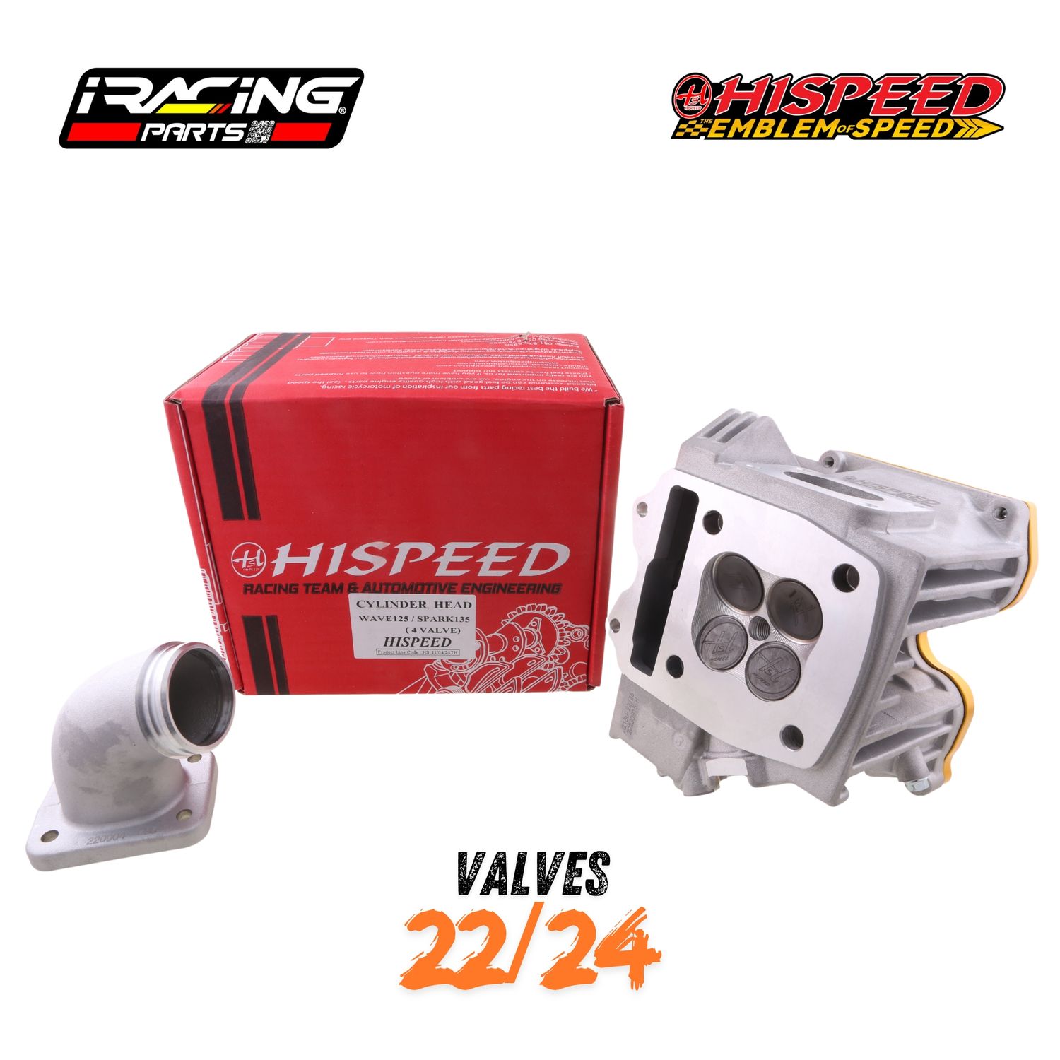 Honda Innova 125 KPH Κεφαλή Superhead 4V racing 22/24 Hispeed