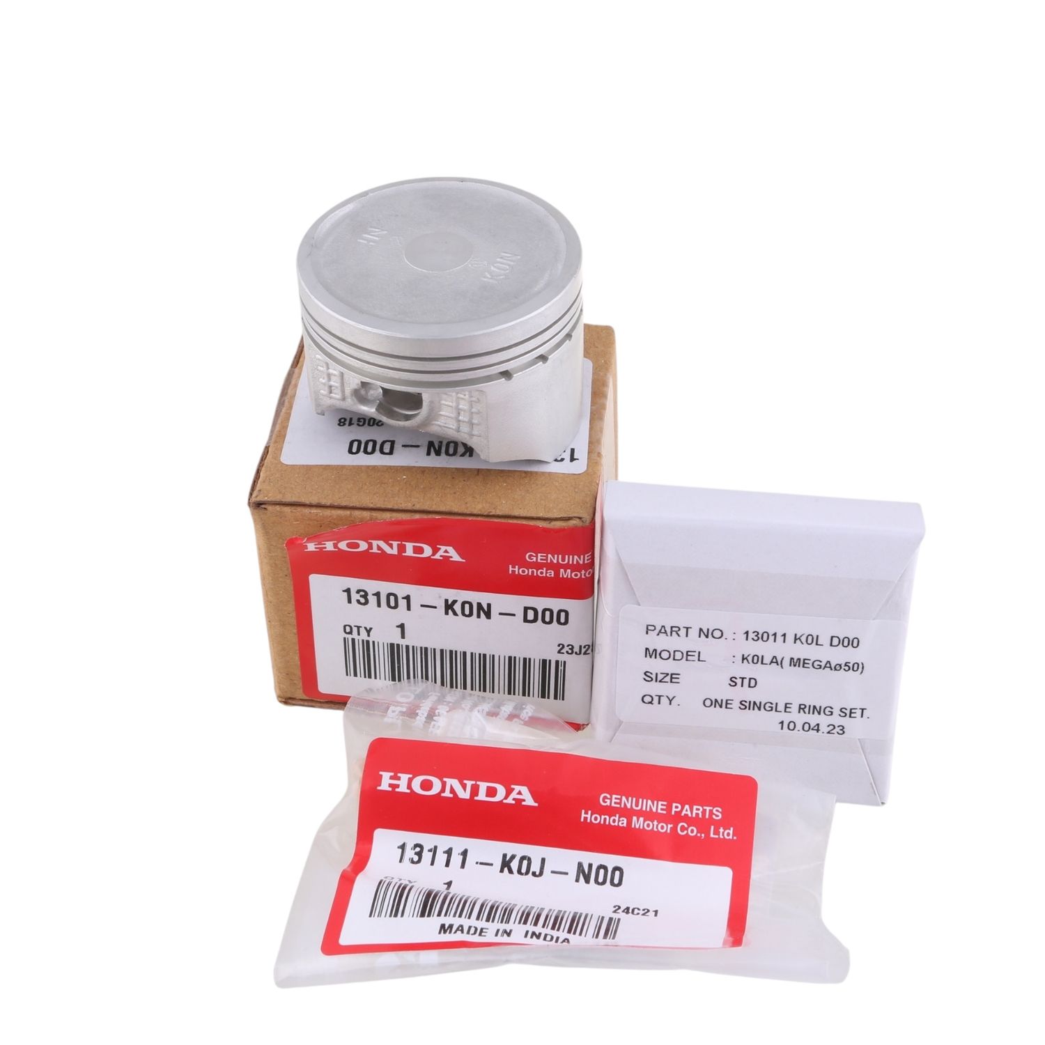 Honda CBF 125 &#39;21 Πιστονι 50mm πληρης (13101-K0N-D00) - Honda