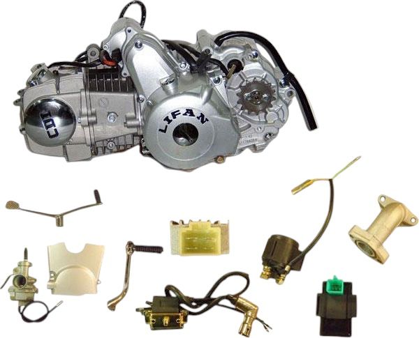 Lifan 125cc Κινητηρας πληρης μοτερ 1P52FMI με μιζα - Lifan