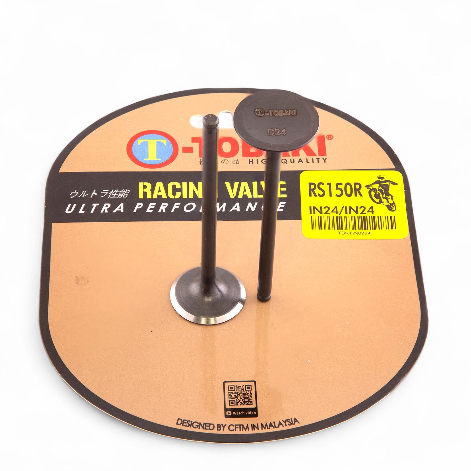 Honda GTR 150 Βαλβιδες 24mm εισαγωγης racing