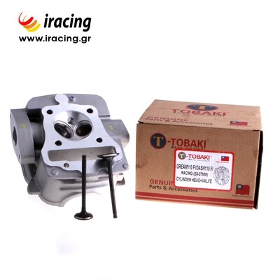 Honda Wave Κεφαλη Racing 2V 27/23mm KWW με Βαλβιδες (Tobaki)