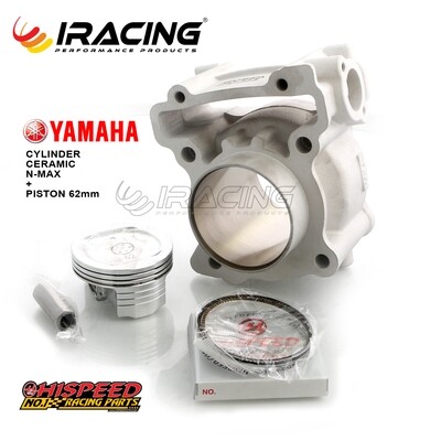 Yamaha NMAX 155 Κυλινδροπιστονο Racing 62mm Oversize NiCaSil (Hispeed)