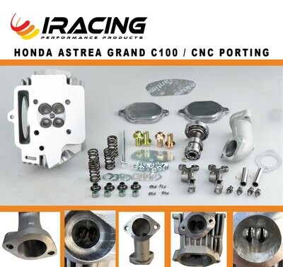 Honda Astrea Κεφαλη 19/17 βαλβιδες racing *Subdod*