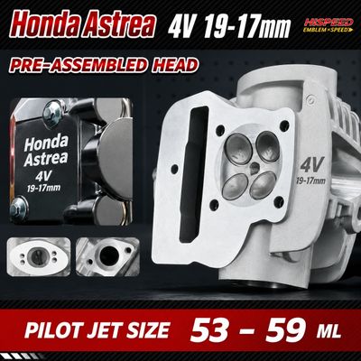 Honda Astrea Κεφαλη Racing 19/17mm (Hispeed) Honda Astrea Κεφαλη Racing 19/17mm (Hispeed)