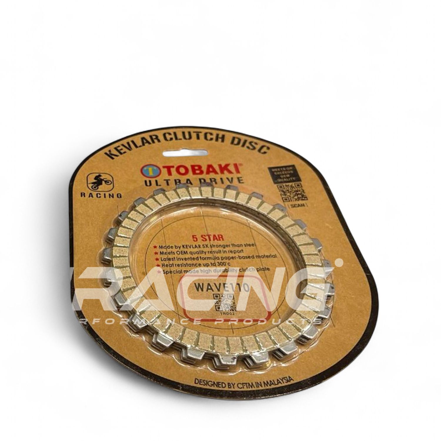 Honda Wave 110 Δισκοι τριβης Kevlar KWW Racing *Tobaki*