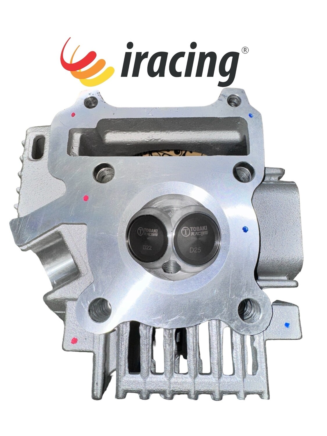 Yamaha Crypton R Κεφαλη 25/22mm 2V Oversize Valves πληρης *Tobaki*