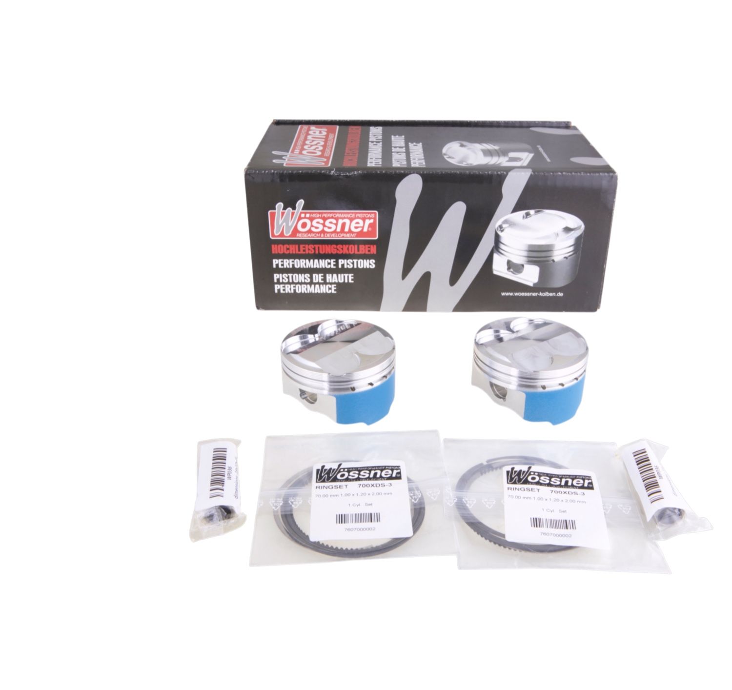 Yamaha TMAX 530 Πιστονια Σφυρηλατα 70mm High Compression (Wossner)