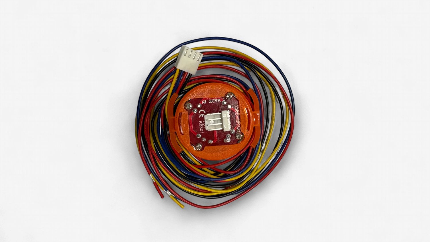 Stainless Steel Blank Push Button with Red LED (24V)
