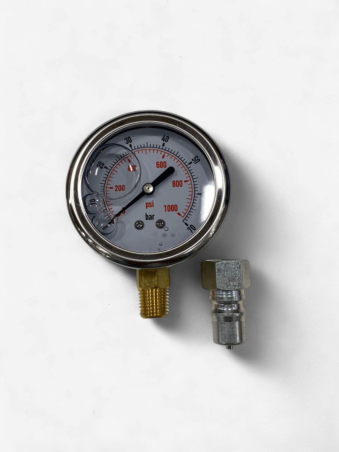 0-1K OIL PSI GAUGE KIT W/1/4"  NPT