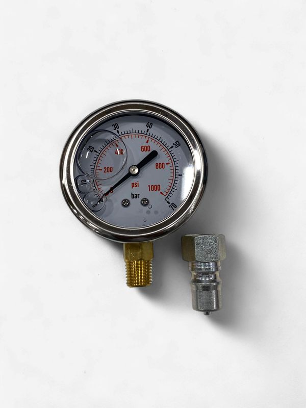 0-1K OIL PSI GAUGE KIT W/1/4"  NPT