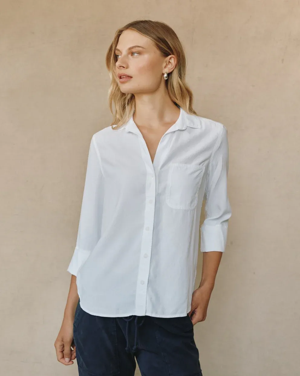 SHIRT TAIL BD BDSH B2813-654-303, Color: WHT, Size: XS