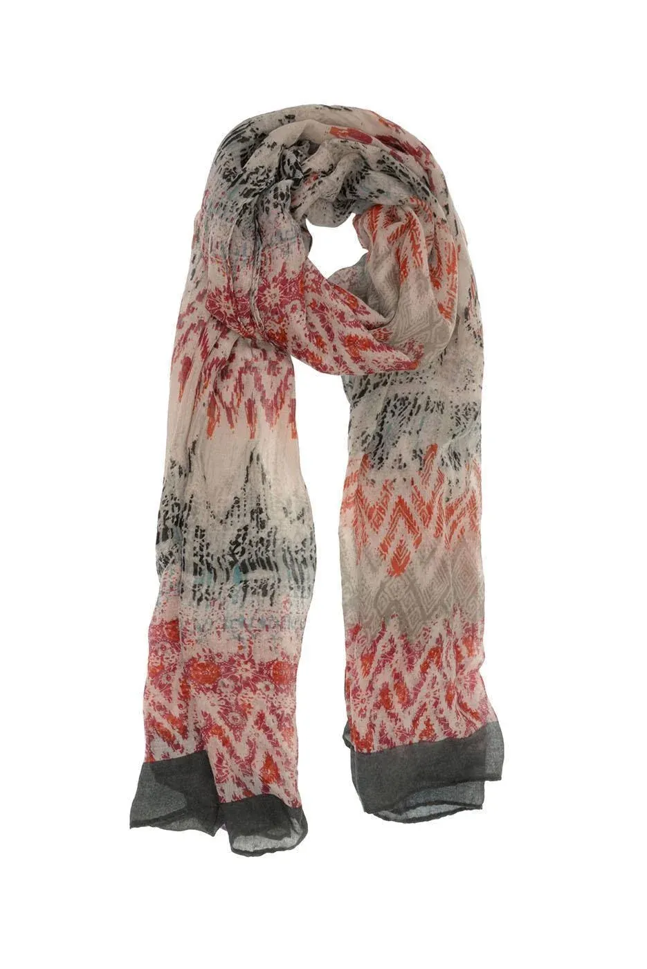 GEO CHEVRON SCARF E3202
