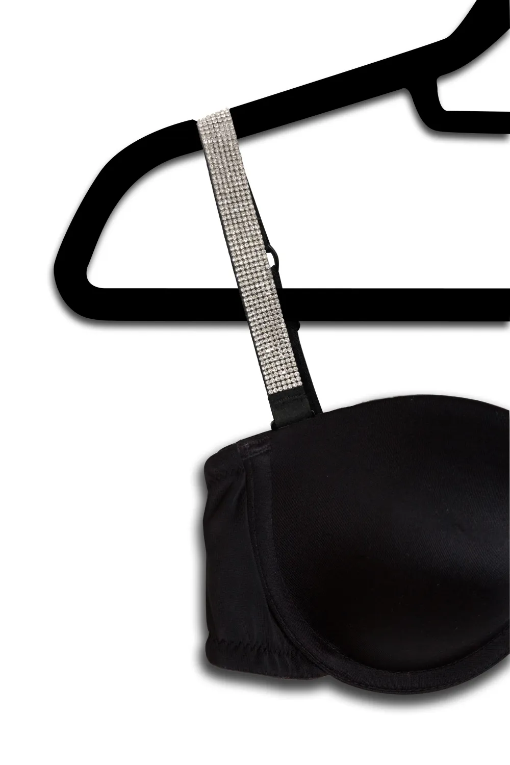 PLUNGE BRA WITH CRYSTAL