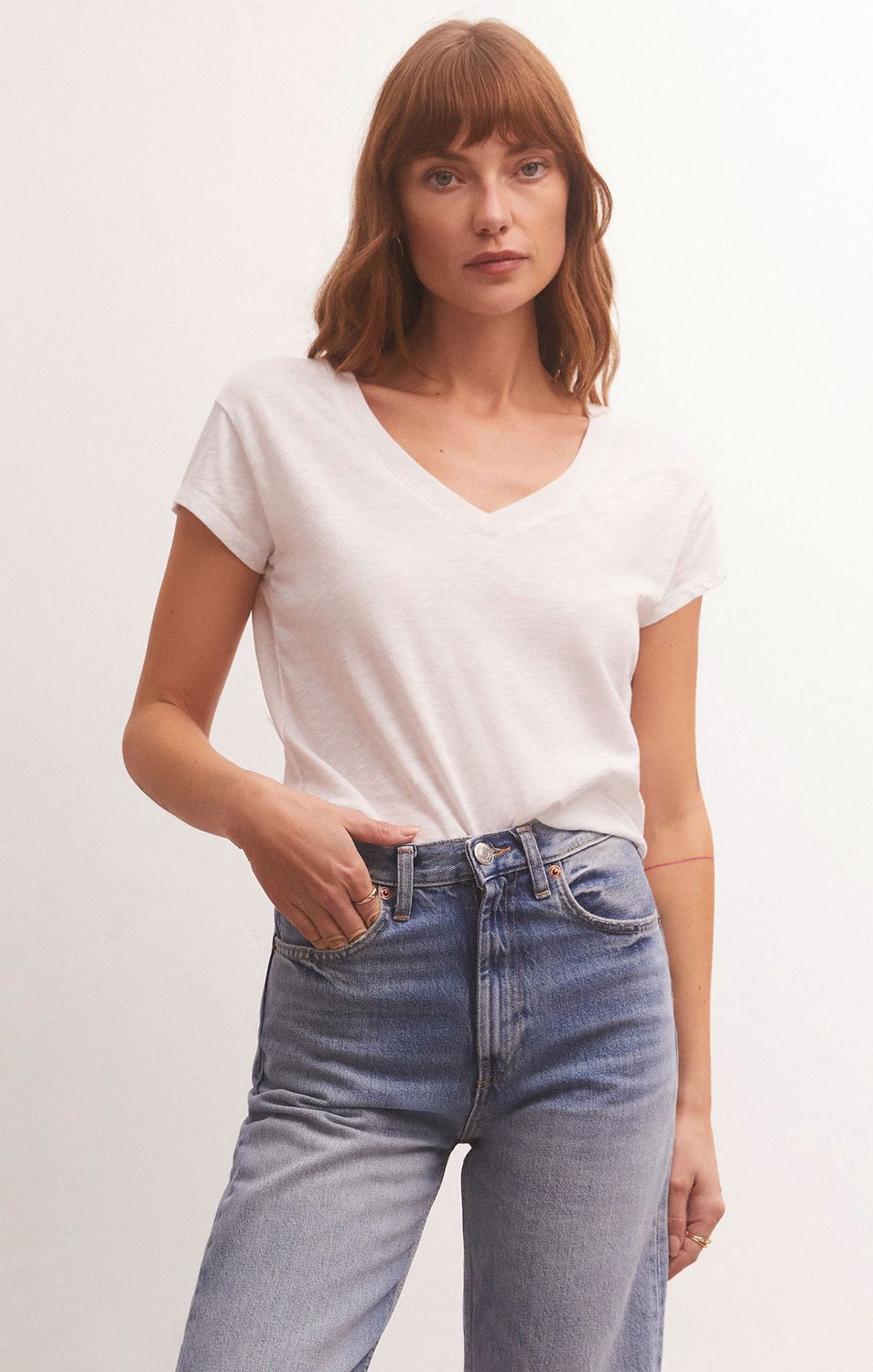MODERN V-NECK TEE ZT233999