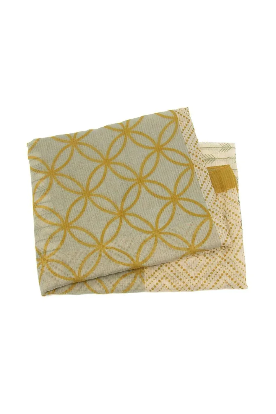 GRAPHIC BLOCK SCARF J4245
