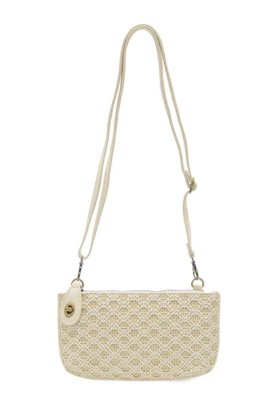 LATTICE WOVEN CROSSBODY L8278