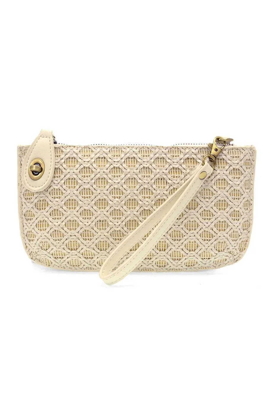 LATTICE WOVEN CROSSBODY L8278