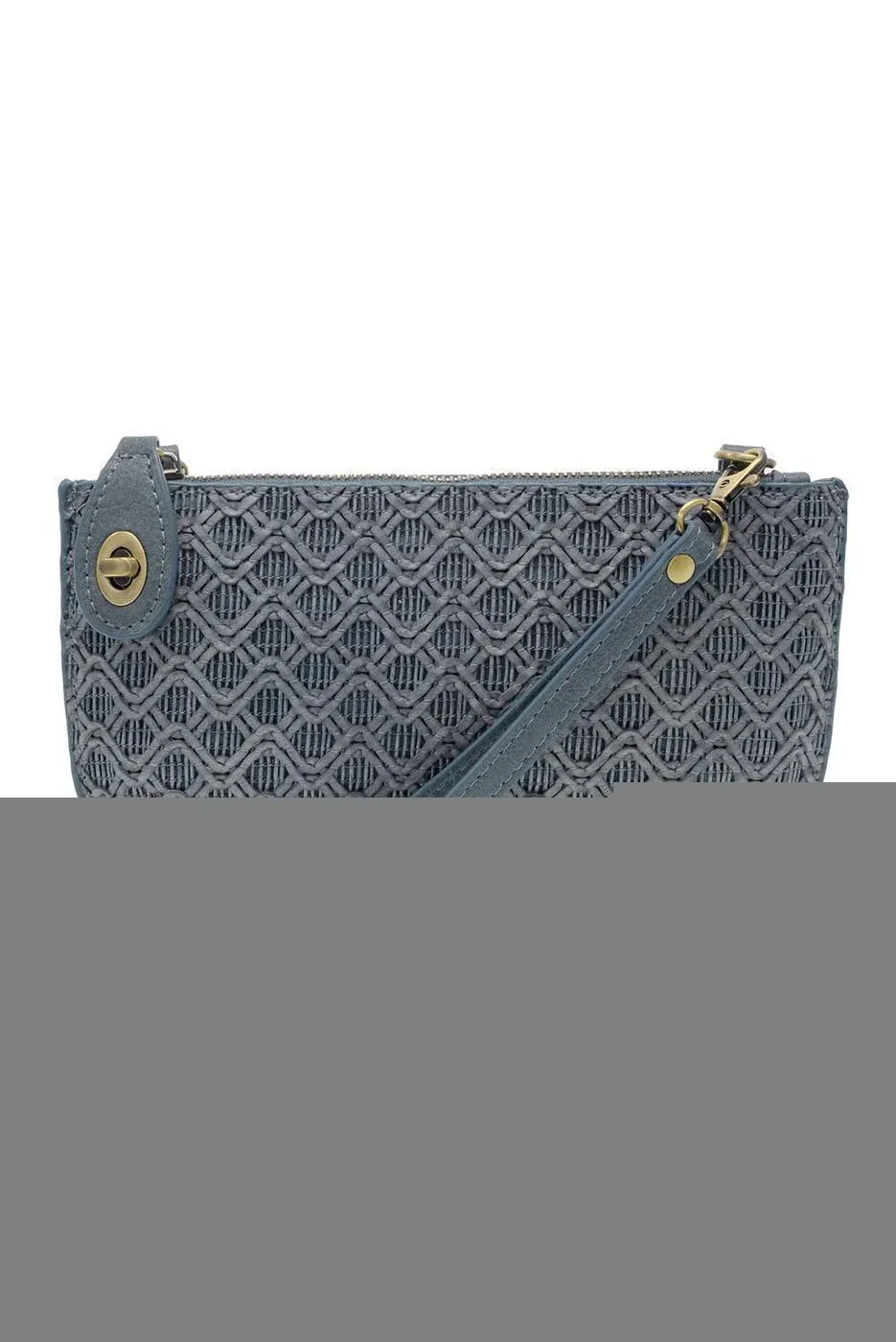 LATTICE WOVEN CROSSBODY L8278