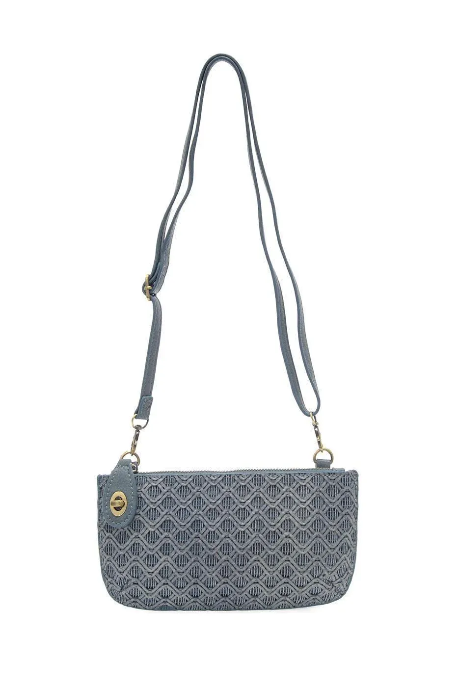LATTICE WOVEN CROSSBODY L8278