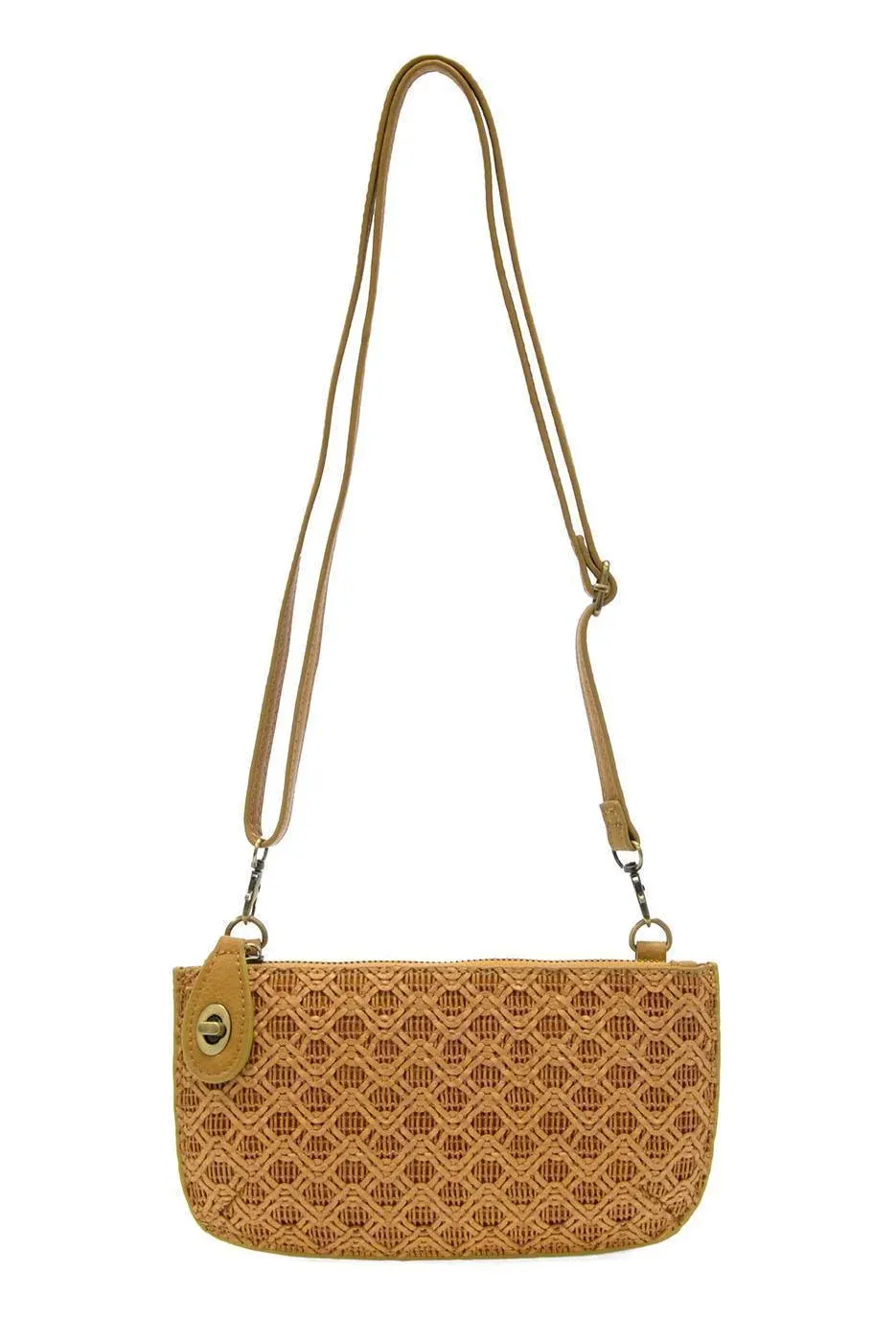 LATTICE WOVEN CROSSBODY L8278