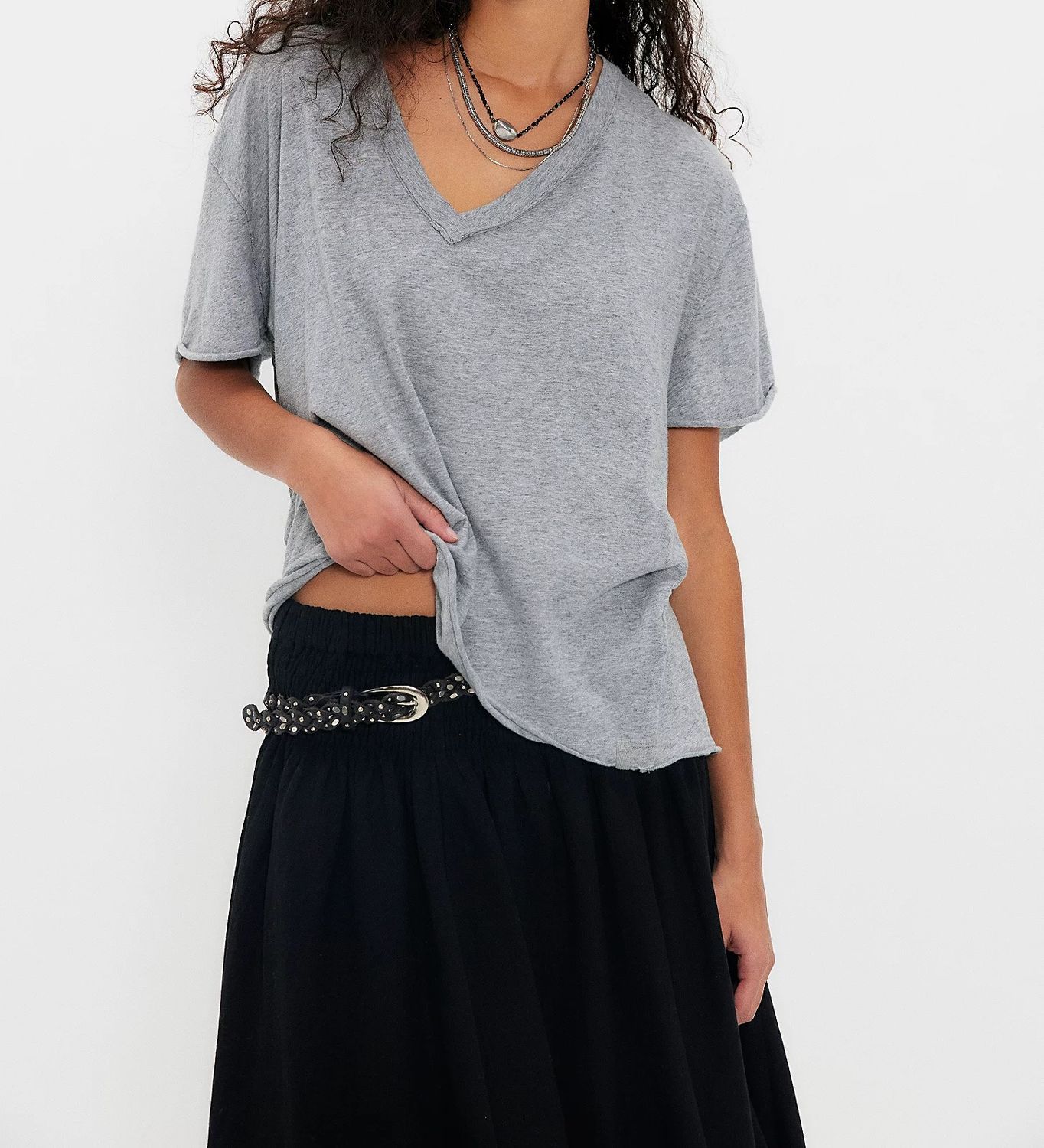 NINA V-NECK TEE OB1984242