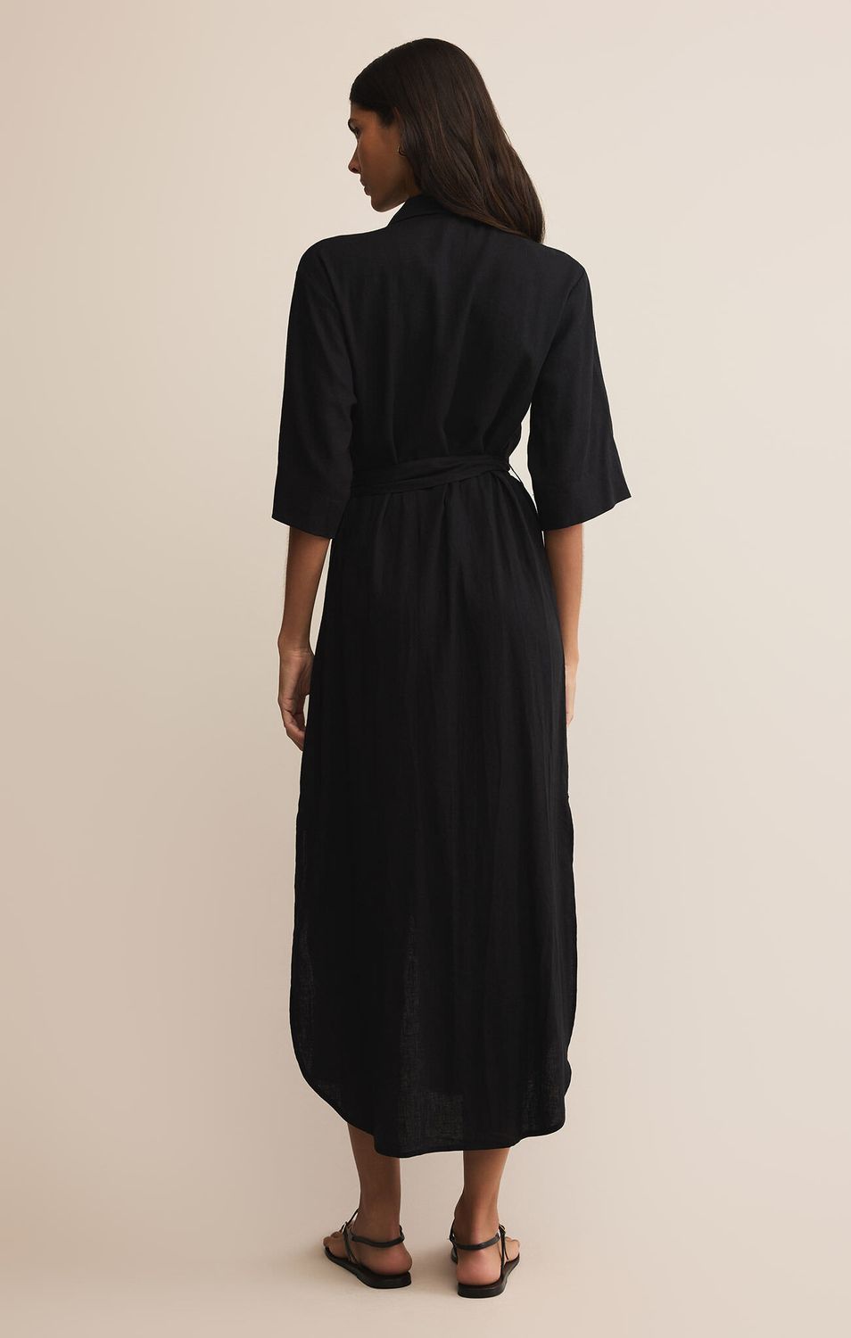 BRISE LINEN MIDI DRESS ZD252642