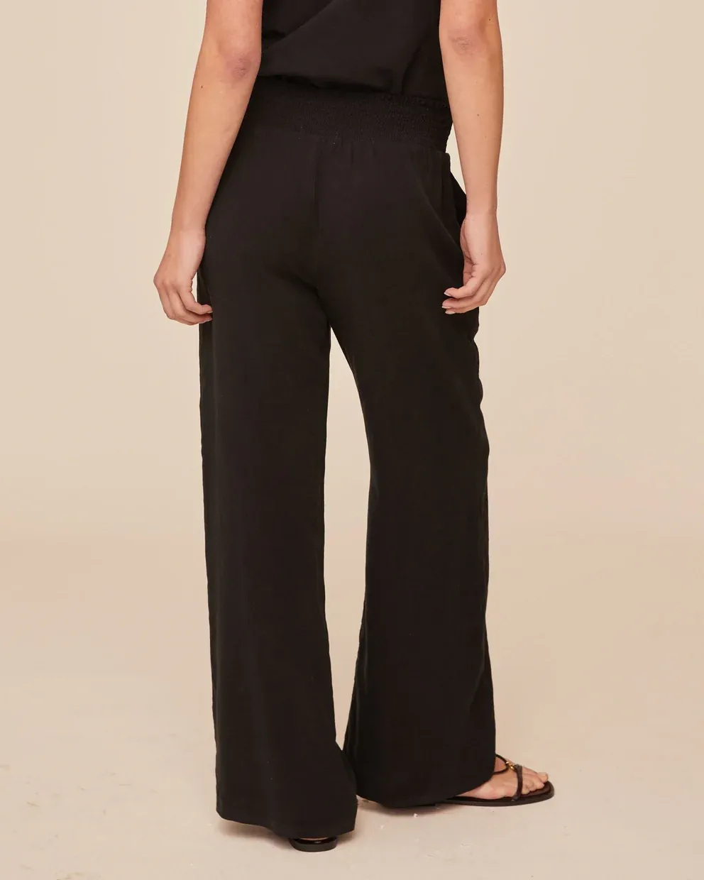 SMOCKED WAIST PANT BDSH B3051-654-303